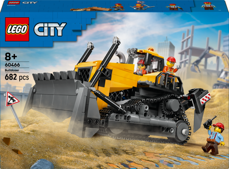LEGO® City 60466 Žlutý buldozer