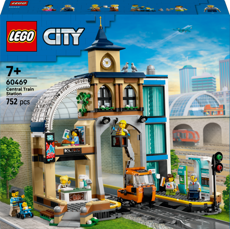 LEGO® City 60469 Hlavní vlakové nádraží
