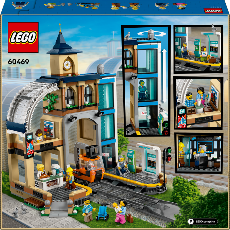 LEGO® City 60469 Hlavní vlakové nádraží