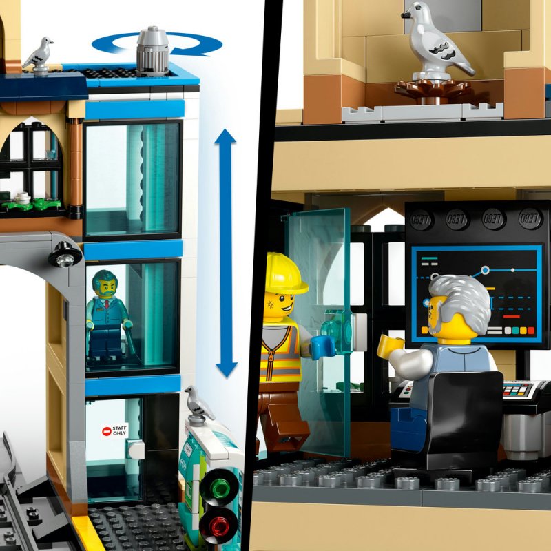 LEGO® City 60469 Hlavní vlakové nádraží