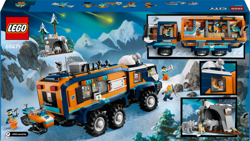 LEGO® City 60471 Nákladní auto s laboratoří pro průzkumníky Arktidy