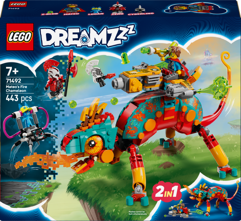 LEGO® DREAMZzz™ 71492 Mateo a jeho ohnivý chameleon