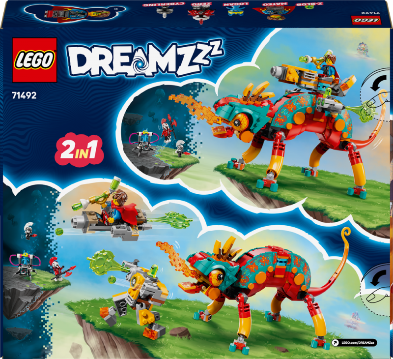 LEGO® DREAMZzz™ 71492 Mateo a jeho ohnivý chameleon