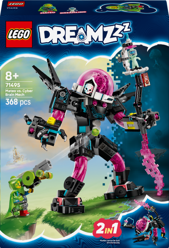 LEGO® DREAMZzz™ 71495 Mateo vs. Kybermozkový robot