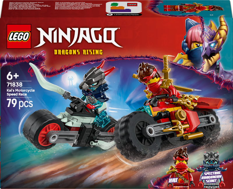 LEGO® NINJAGO® 71838 Kai a závody na motorkách