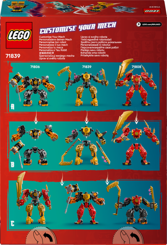 LEGO® NINJAGO® 71839 Arin a bojový robot Spinjitzu