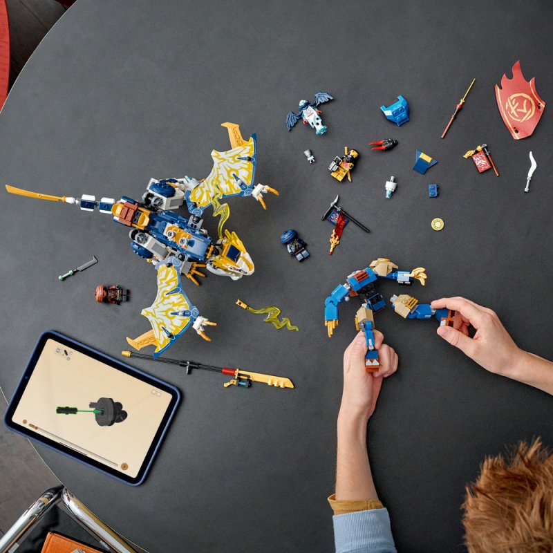 LEGO® NINJAGO® 71843 Rogue a robotický dračí jezdec