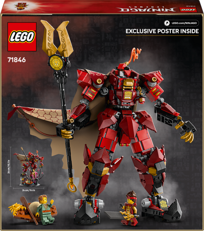 LEGO® NINJAGO® 71846 Robot Ohnivého rytíře