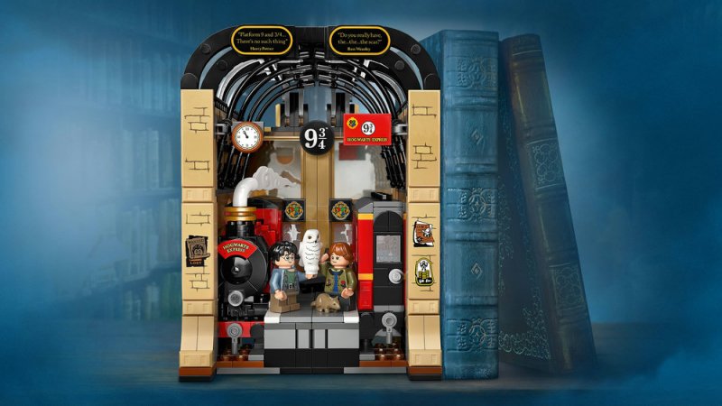 LEGO® Harry Potter™ 76450 Knižní zarážka: Spěšný vlak do Bradavic