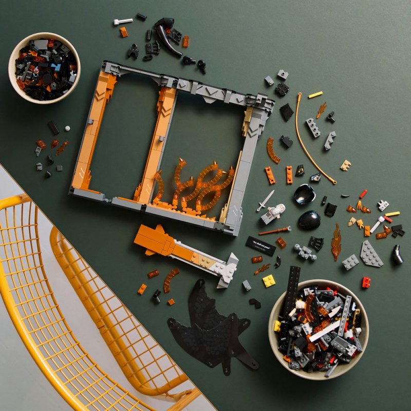 LEGO® Icons 10367 Knižní zarážka: Pán prstenů – Balrog™