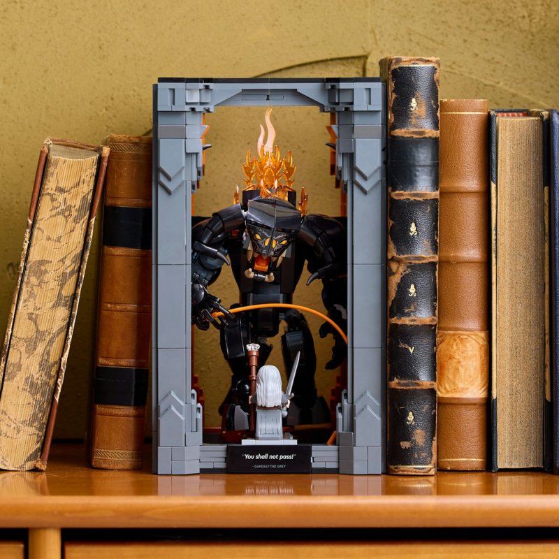 LEGO® Icons 10367 Knižní zarážka: Pán prstenů – Balrog™