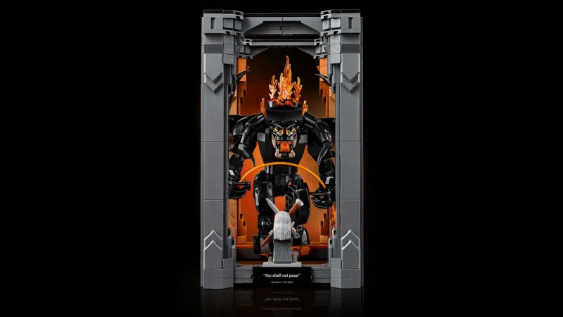 LEGO® Icons 10367 Knižní zarážka: Pán prstenů – Balrog™
