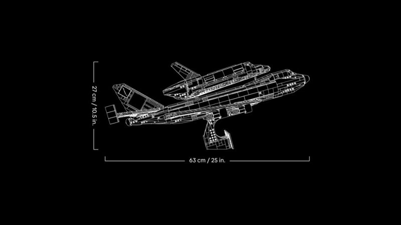 LEGO® Icons 10360 Letadlo pro přepravu raketoplánů