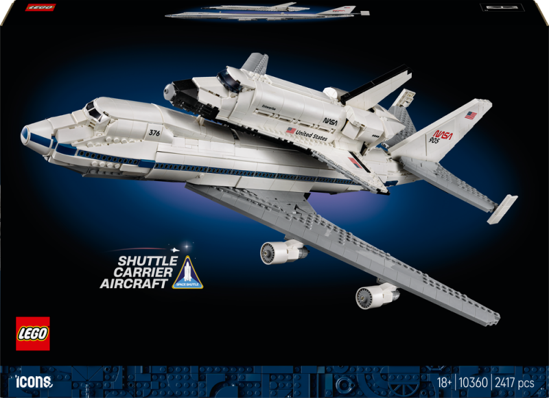 LEGO® Icons 10360 Letadlo pro přepravu raketoplánů