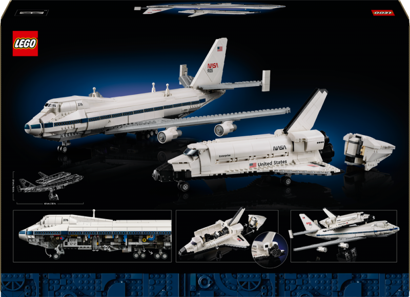 LEGO® Icons 10360 Letadlo pro přepravu raketoplánů