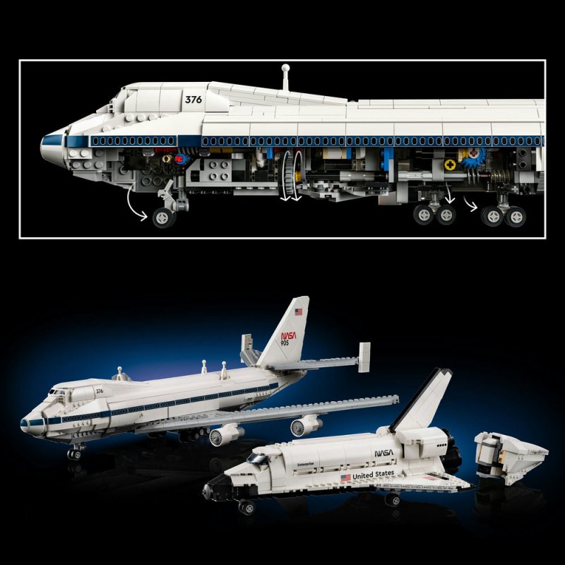 LEGO® Icons 10360 Letadlo pro přepravu raketoplánů