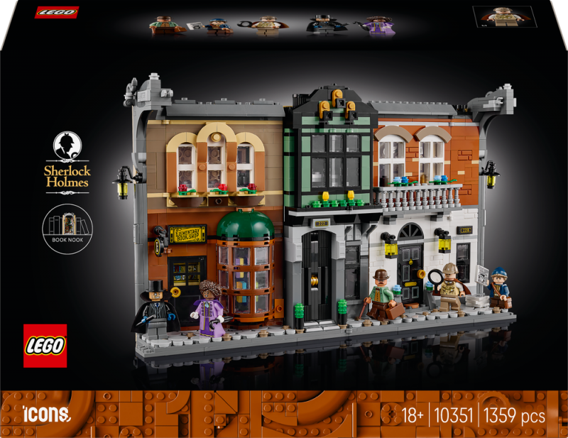 LEGO® Icons 10351 Knižní zarážka: Sherlock Holmes