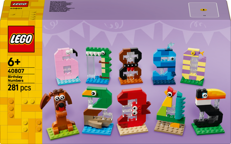 LEGO® Iconic 40807 Narozeninová čísla