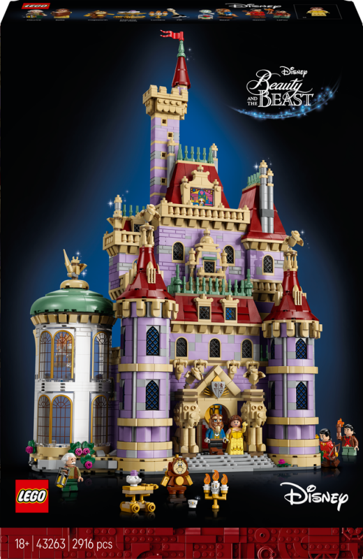 LEGO® │ Disney Princess 43263 Zámek z filmu Kráska a zvíře