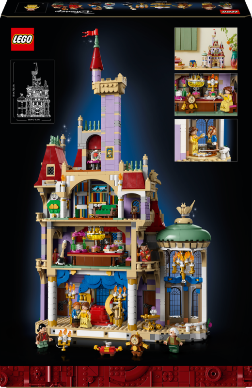 LEGO® │ Disney Princess 43263 Zámek z filmu Kráska a zvíře