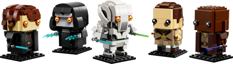 LEGO® Star Wars™ BrickHeadz™ 40796 Pomsta Sithů – Hrdinové a padouši