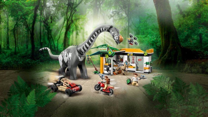 LEGO® Jurassic World™ 76973 Mise na sledování raptora a titanosaura