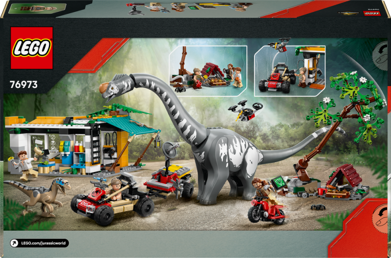 LEGO® Jurassic World™ 76973 Mise na sledování raptora a titanosaura