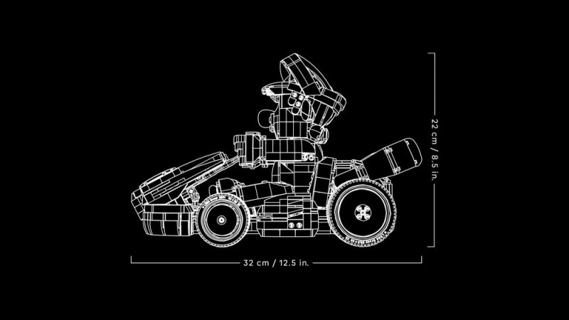LEGO® Super Mario™ 72037 Mario Kart™: Mario a Standard Kart