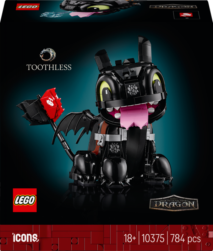 LEGO® Icons 10375 Jak vycvičit draka: Bezzubka