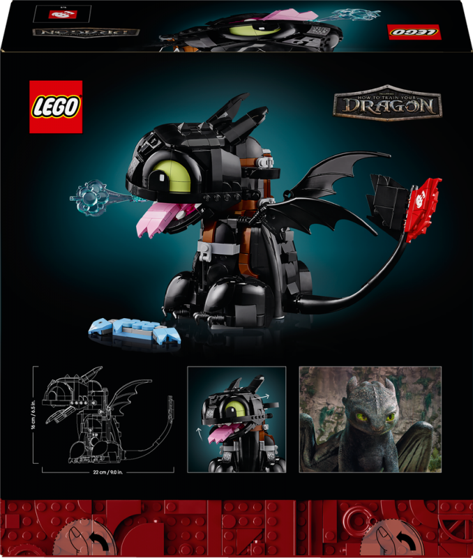 LEGO® Icons 10375 Jak vycvičit draka: Bezzubka
