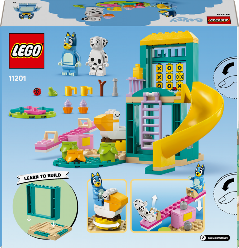 LEGO® Bluey 11201 Bluey, Chloe a zábava na hřišti