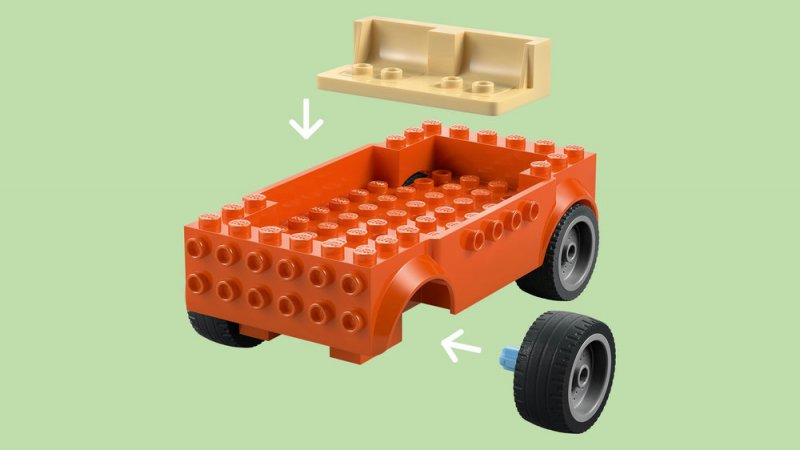 LEGO® Bluey 11202 Bluey a rodinný výlet autem na pláž