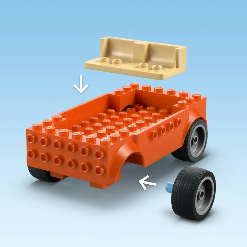 LEGO® Bluey 11202 Bluey a rodinný výlet autem na pláž
