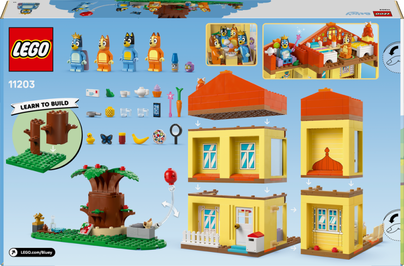 LEGO® Bluey 11203 Bluey a její rodinný dům