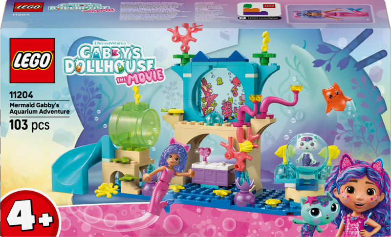 LEGO® Gábinin kouzelný domek 11204 Dobrodružství v akváriu mořské víly Gábi
