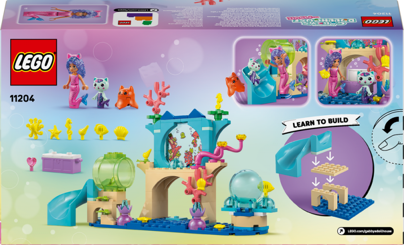 LEGO® Gábinin kouzelný domek 11204 Dobrodružství v akváriu mořské víly Gábi