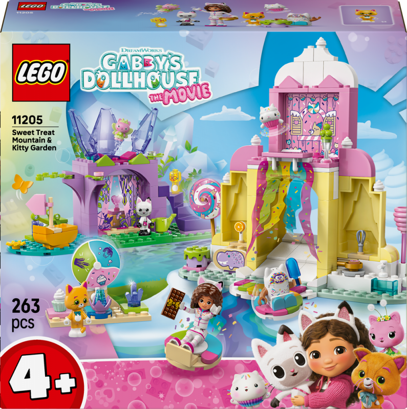 LEGO® Gábinin kouzelný domek 11205 Cukrová hora a Kočičí zahrádka