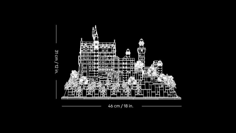 LEGO® Architecture 21063 Zámek Neuschwanstein