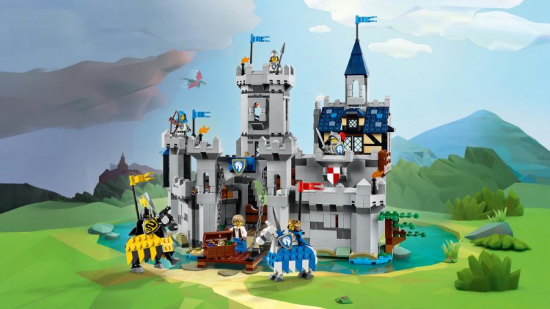 LEGO® Creator 3v1 31168 Středověký hrad a rytíři na koních