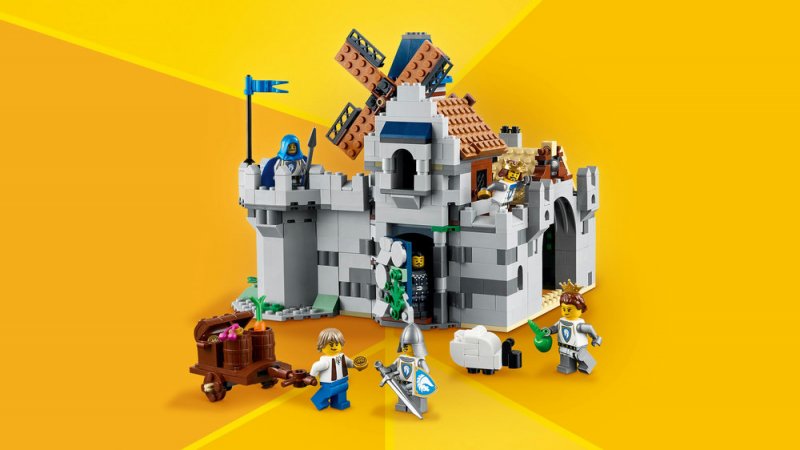 LEGO® Creator 3v1 31168 Středověký hrad a rytíři na koních