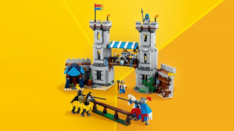 LEGO® Creator 3v1 31168 Středověký hrad a rytíři na koních