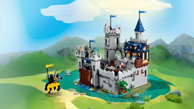 LEGO® Creator 3v1 31168 Středověký hrad a rytíři na koních