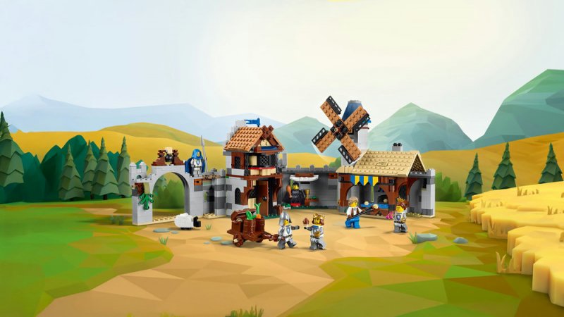 LEGO® Creator 3v1 31168 Středověký hrad a rytíři na koních