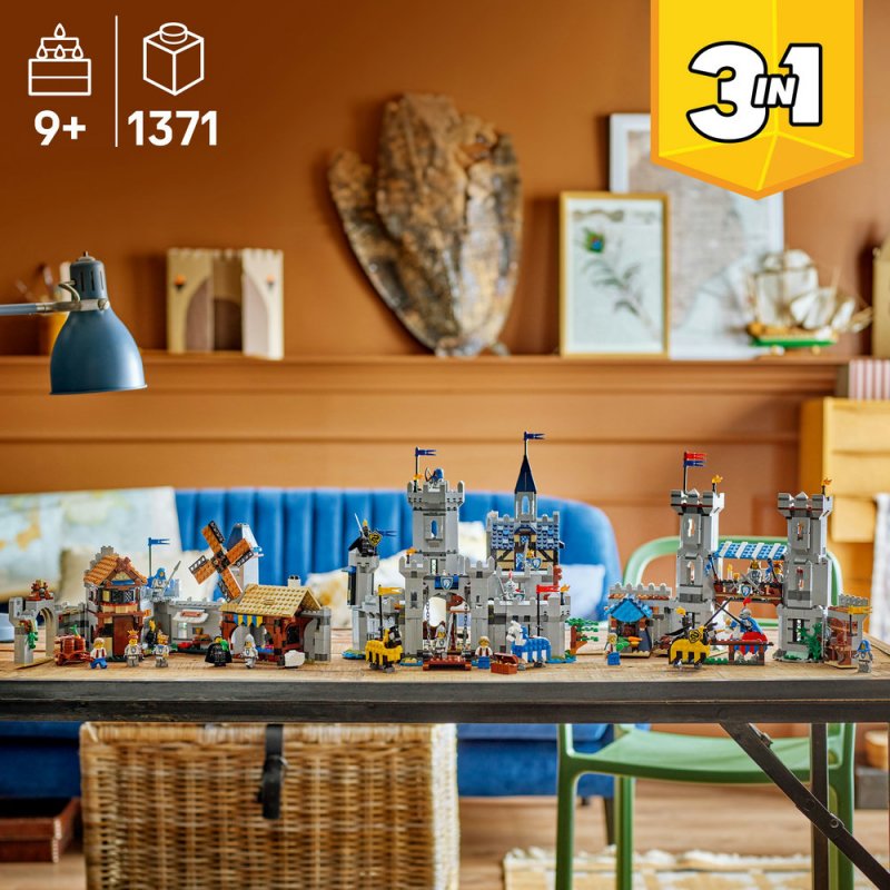 LEGO® Creator 3v1 31168 Středověký hrad a rytíři na koních