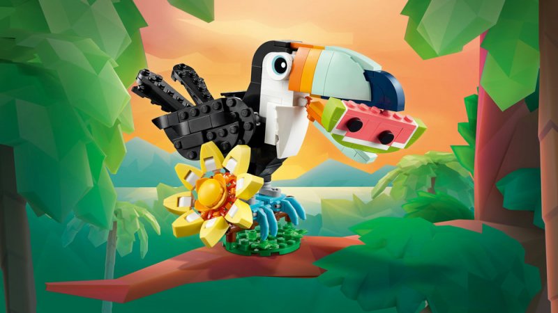 LEGO® Creator 3v1 31173 Divoká zvířata: Tropický tukan