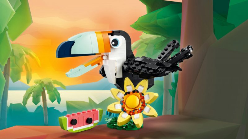 LEGO® Creator 3v1 31173 Divoká zvířata: Tropický tukan