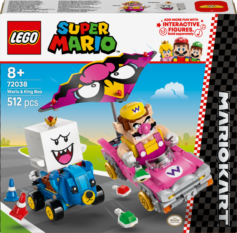 LEGO® Super Mario™ 72038 Mario Kart™ – Wario a King Boo