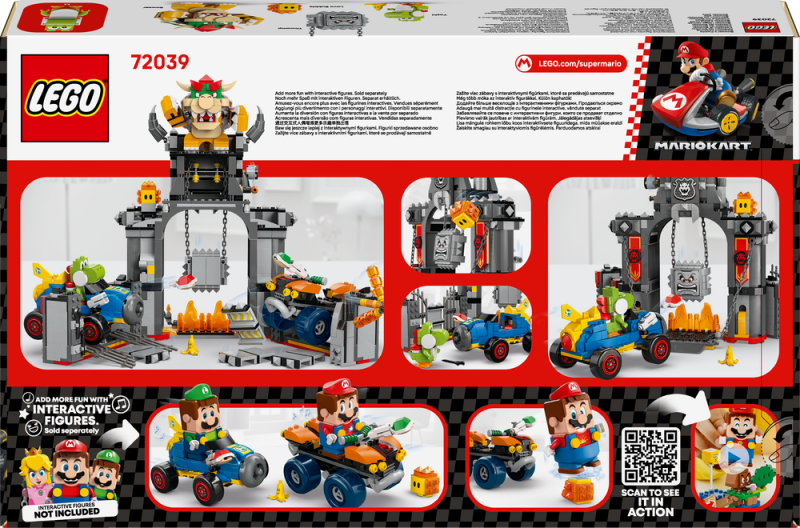 LEGO® Super Mario™ 72039 Mario Kart™ – Bowser a jeho hrad