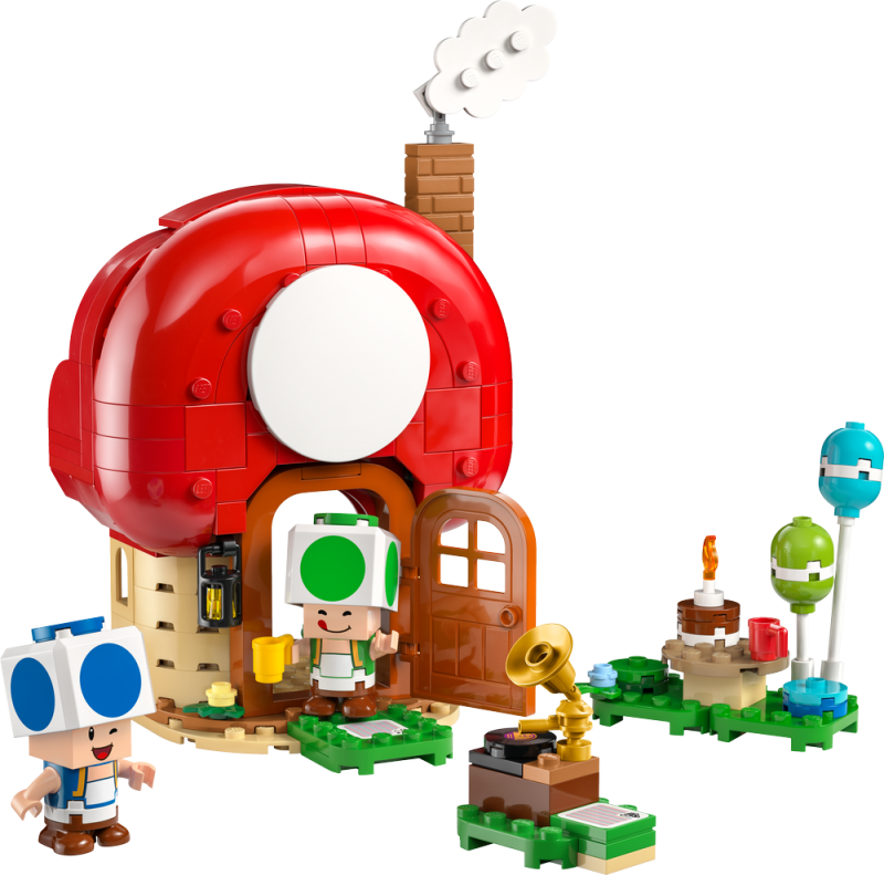 LEGO® Super Mario™ 72041 Toad a párty v jeho domku