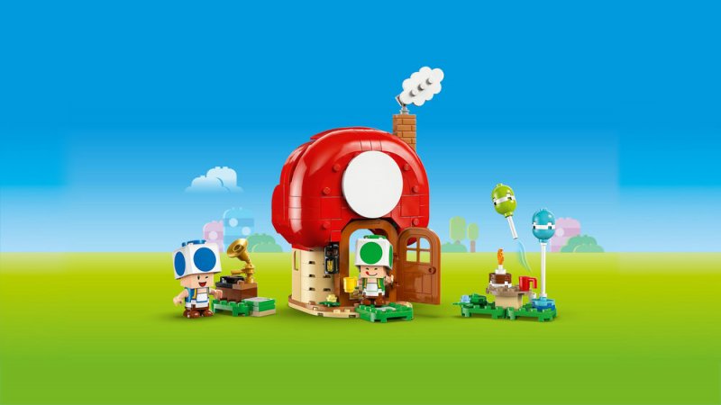 LEGO® Super Mario™ 72041 Toad a párty v jeho domku